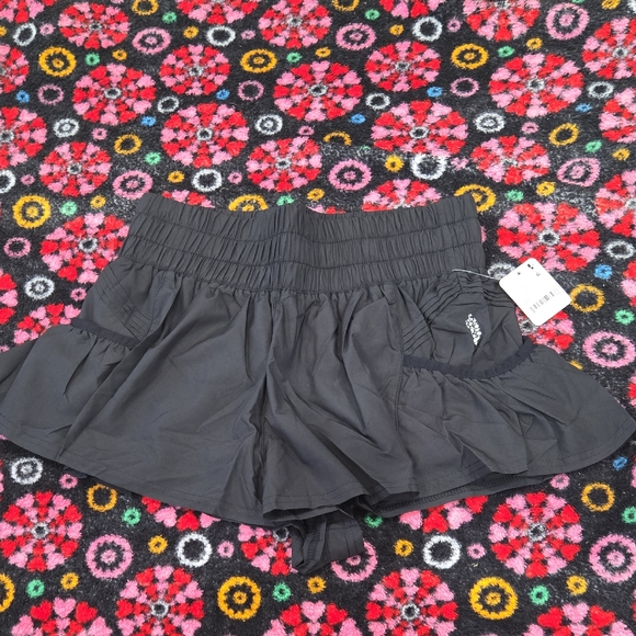 Free People Pants - NWT Free People Black Skorts with Elastic Waistband XS  fp6